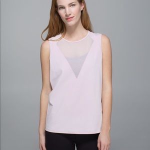 Lululemon Plank Tank Neutral Blush Pink Size 10